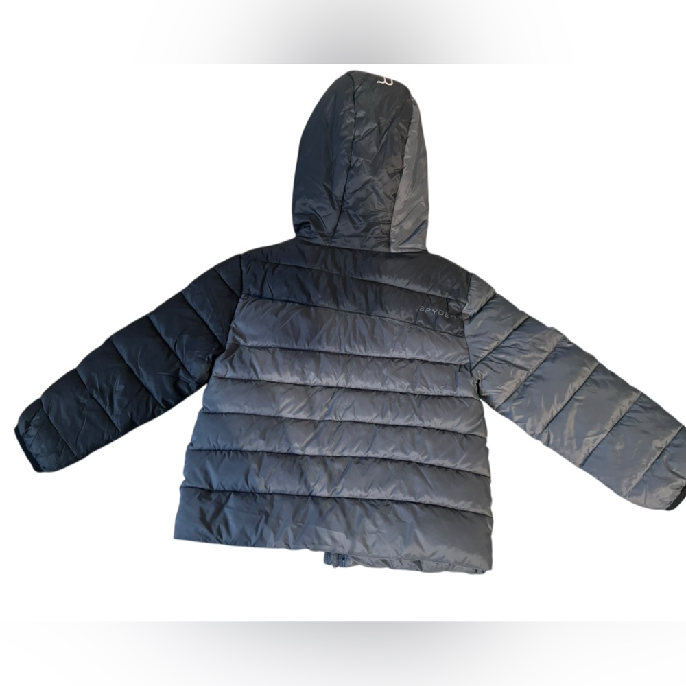 Spyder Kids Puffer Jacket with Hood – Size 4 - Picture 3 of 11